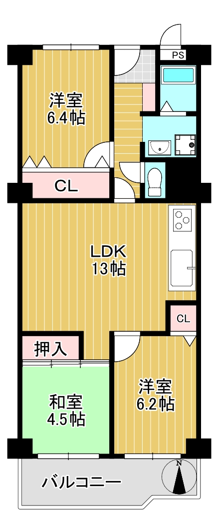 春日丘グリーンハイツB棟